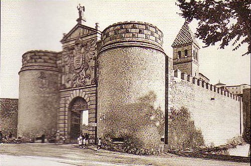 Puerta de Bisagra - Puerta de Bisagra. Foto antigua