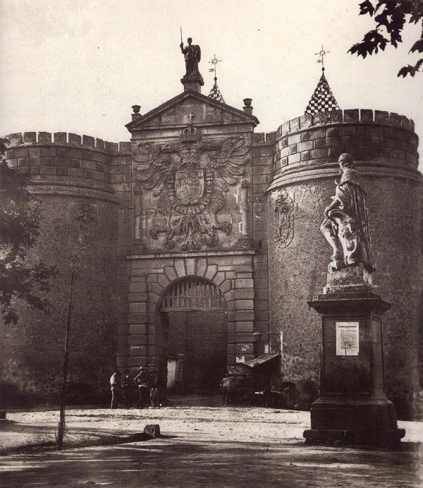 Puerta de Bisagra - Puerta de Bisagra. Foto antigua