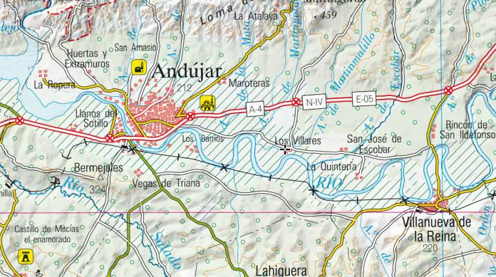 Aldea Los Villares - Aldea Los Villares. Mapa