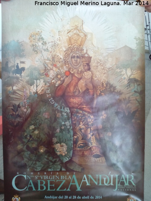 Romería de la Virgen de la Cabeza - Romería de la Virgen de la Cabeza. Cartel del 2014