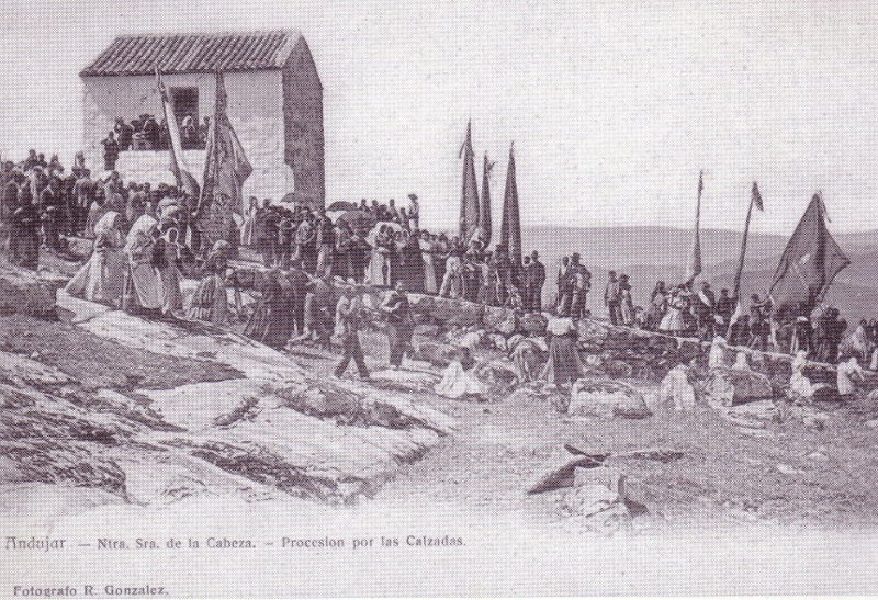 Romera de la Virgen de la Cabeza - Romera de la Virgen de la Cabeza. Hacia 1898