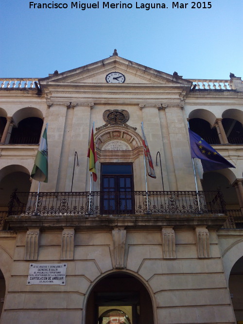 Ayuntamiento de Andjar - Ayuntamiento de Andjar. Balcn principal