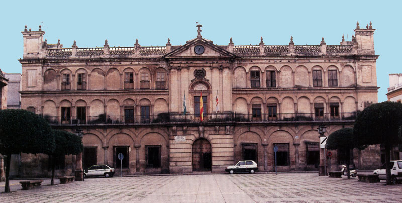 Ayuntamiento de Andjar - Ayuntamiento de Andjar. Foto antigua. Antes de reconstruir