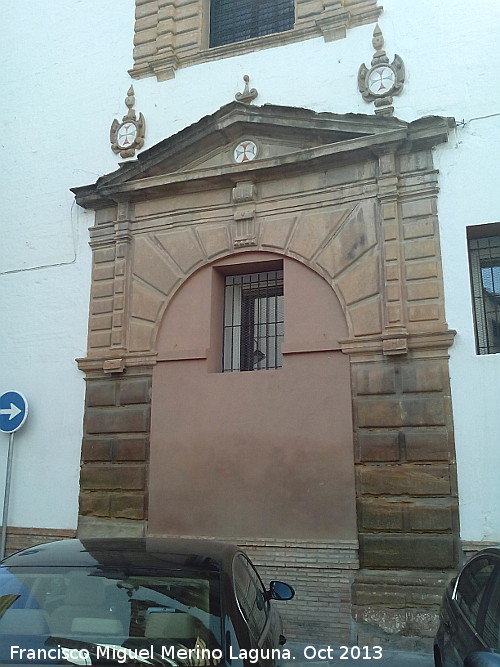 Convento de las Madres Trinitarias Descalzas - Convento de las Madres Trinitarias Descalzas. Portada cegada