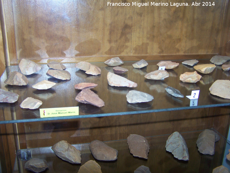 Yacimiento achelense de Arroyo Escobar - Yacimiento achelense de Arroyo Escobar. Museo Arqueolgico Profesor Sotomayor - Andjar