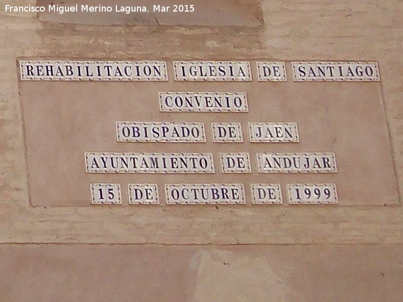 Iglesia de Santiago - Iglesia de Santiago. Rehabilitacin