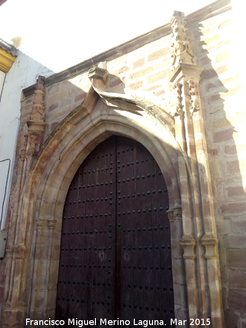 Iglesia de Santiago - Iglesia de Santiago. Portada gtica isabelina
