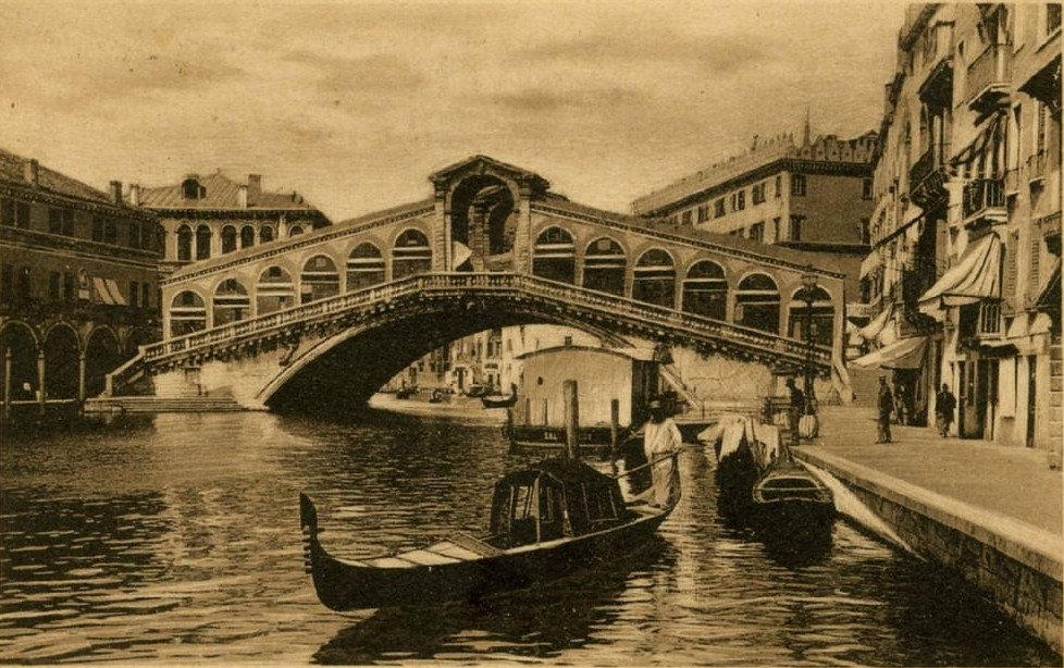 Puente de Rialto - Puente de Rialto. Foto antigua. Foto del MAN