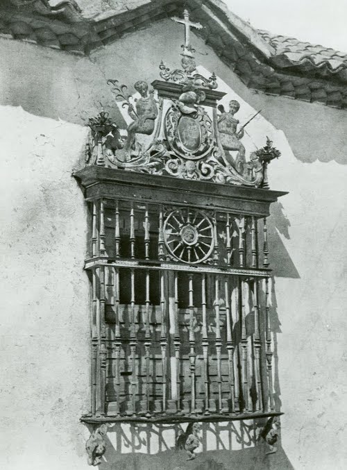 Palacio de los Crdenas - Palacio de los Crdenas. Foto antigua. Reja del Maestro Bartolom