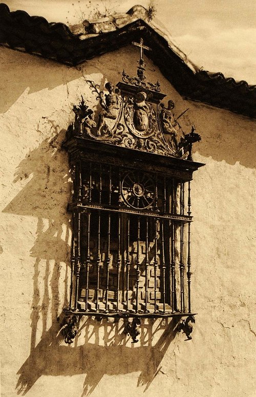 Palacio de los Crdenas - Palacio de los Crdenas. Foto antigua. Reja del Maestro Bartolom