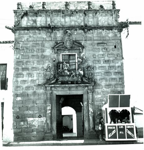 Palacio de los Prez de Vargas - Palacio de los Prez de Vargas. Foto antigua
