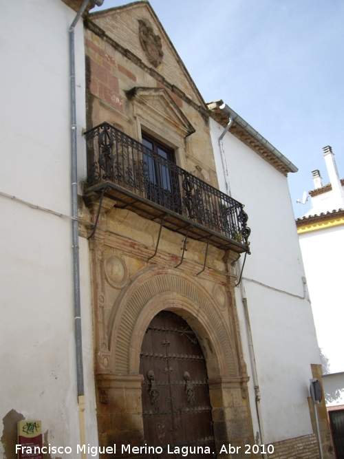 Palacio de los Prez de Vargas - Palacio de los Prez de Vargas. Portada lateral