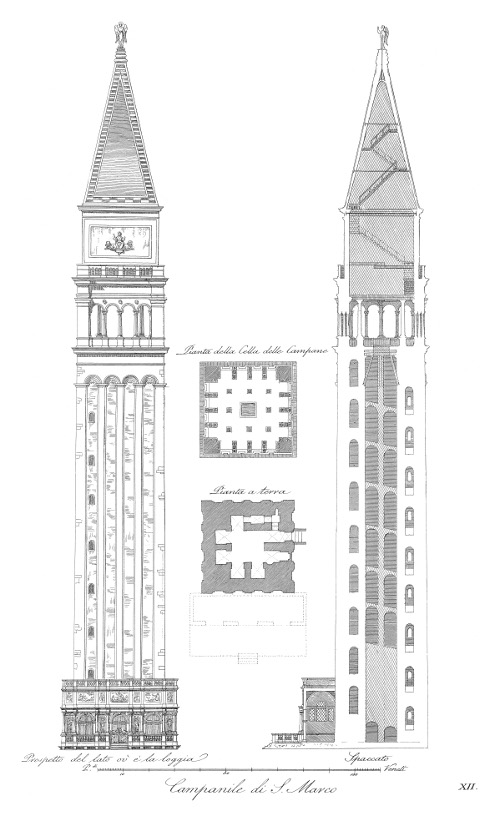 Campanile - Campanile. Planos 1831