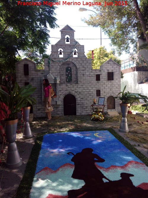 Santuario de la Virgen de la Cabeza - Santuario de la Virgen de la Cabeza. Resentado en el Corpus de Villardompardo