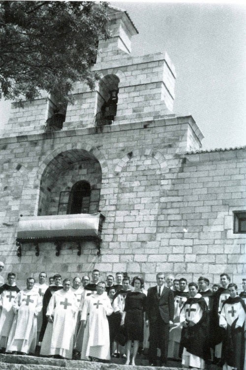 Santuario de la Virgen de la Cabeza - Santuario de la Virgen de la Cabeza. Principes en el Santuario 1964
