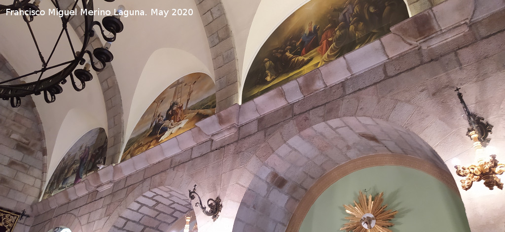 Santuario de la Virgen de la Cabeza - Santuario de la Virgen de la Cabeza. Pinturas murales