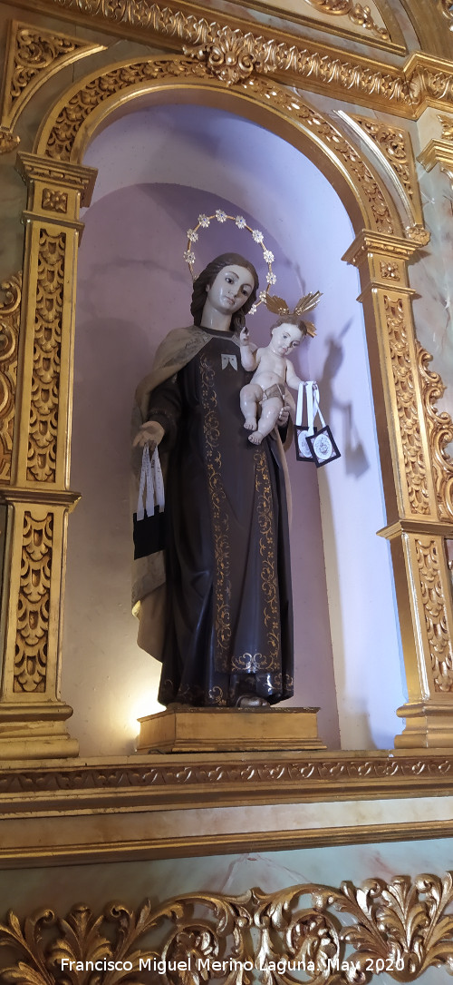 Santuario de la Virgen de la Cabeza - Santuario de la Virgen de la Cabeza. Virgen del Carmen