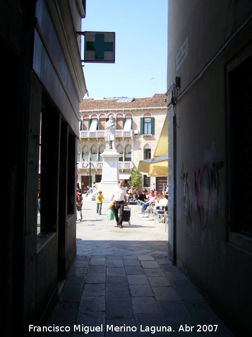 Campo de San Stefano - Campo de San Stefano. Desde la Calle Spezier