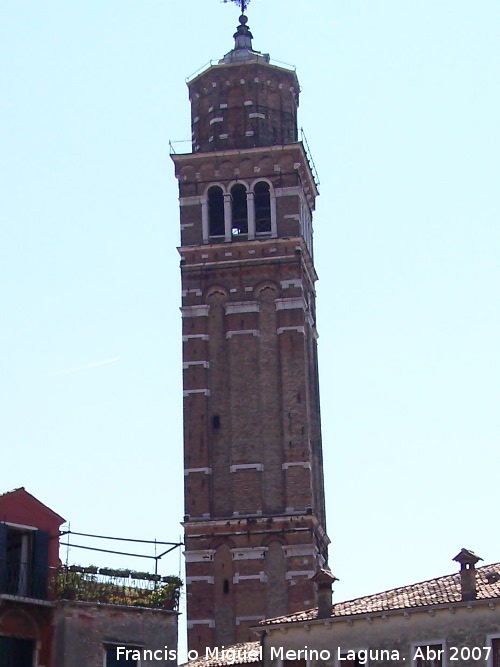 Iglesia de San Stefano - Iglesia de San Stefano. Campanario