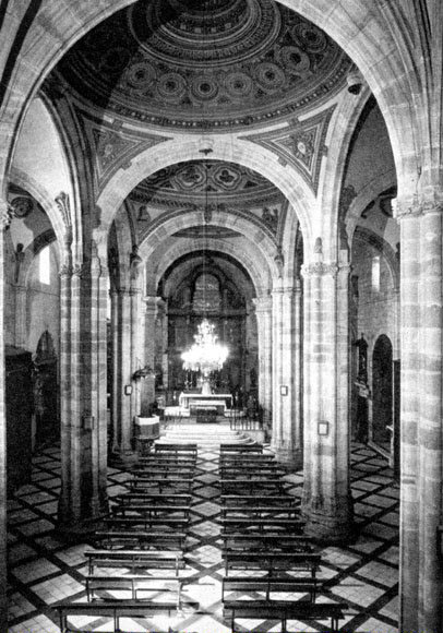 Iglesia de Santa Mara - Iglesia de Santa Mara. Foto antigua. Interior