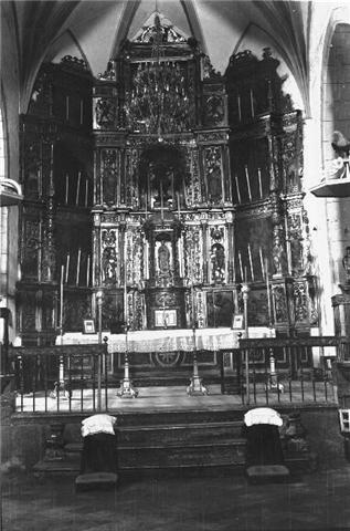 Iglesia de San Miguel - Iglesia de San Miguel. Altar Mayor antes del 1936