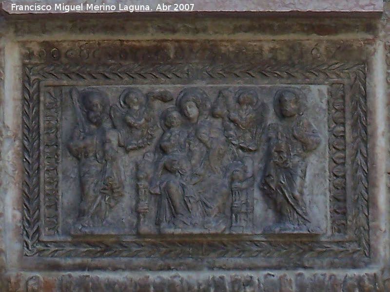 Iglesia de San Polo - Iglesia de San Polo. Bajorelieve