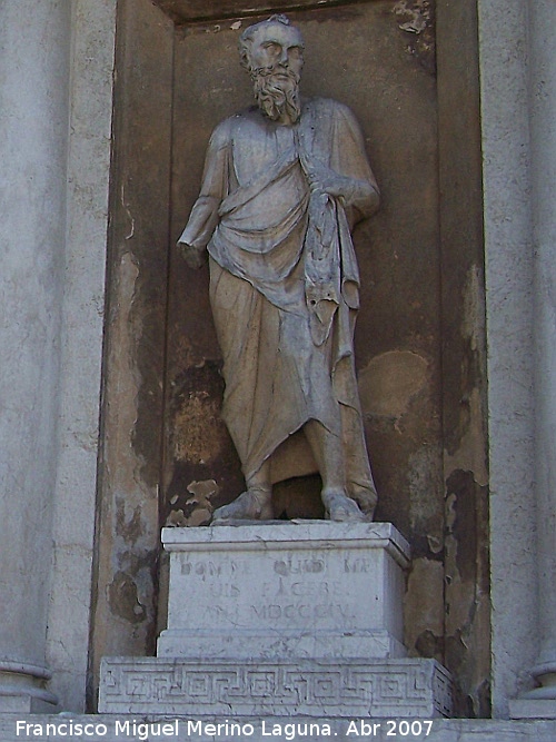 Iglesia de San Polo - Iglesia de San Polo. Estatua