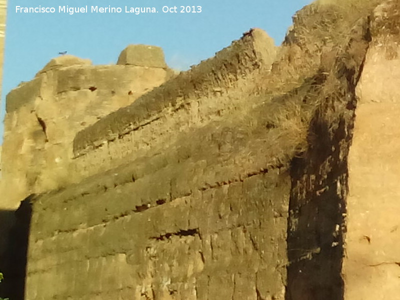 Muralla de Andjar - Muralla de Andjar. Adarve de la Calle Silera