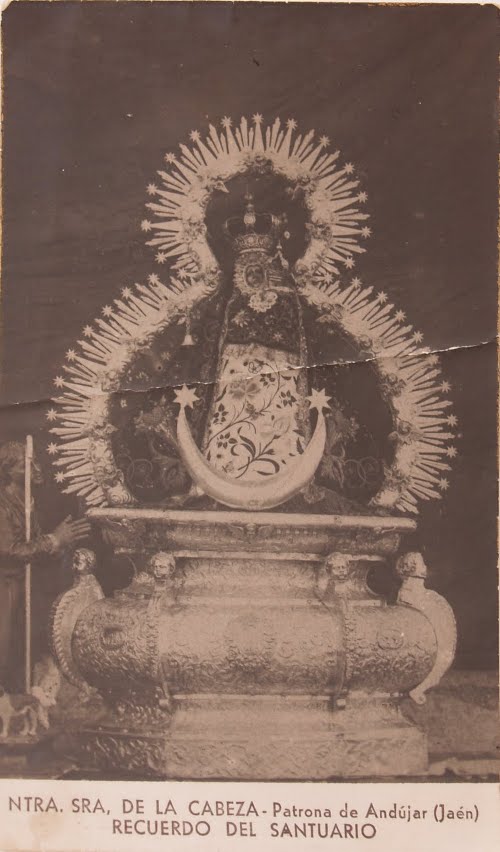 Virgen de la Cabeza - Virgen de la Cabeza. Foto antigua