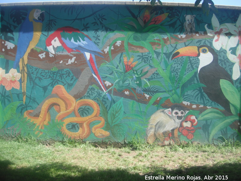 Zoolgico de Crdoba - Zoolgico de Crdoba. Graffiti