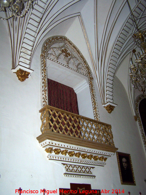 Iglesia de Santa Mara. Capilla del Cristo de la Agona - Iglesia de Santa Mara. Capilla del Cristo de la Agona. Balcn