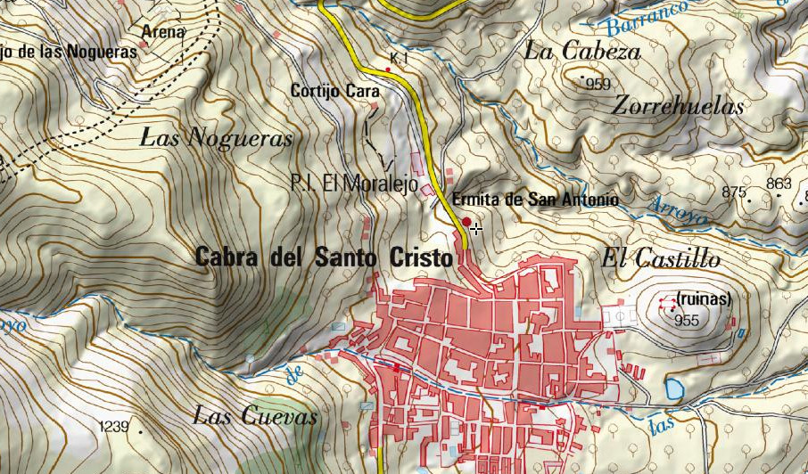 Ermita de San Antonio - Ermita de San Antonio. Mapa