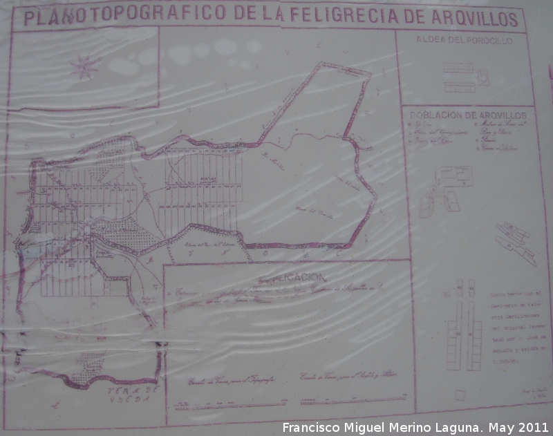 Historia de Arquillos - Historia de Arquillos. Plano de 1785