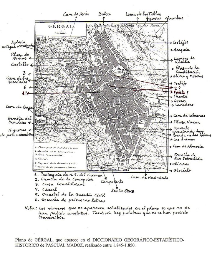 Historia de Grgal - Historia de Grgal. Plano de Mandoz