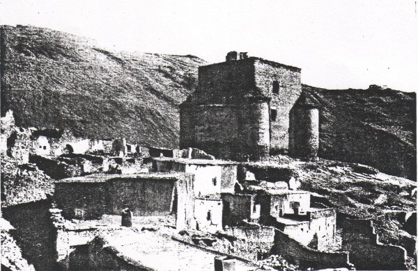 Castillo de Grgal - Castillo de Grgal. Foto antigua