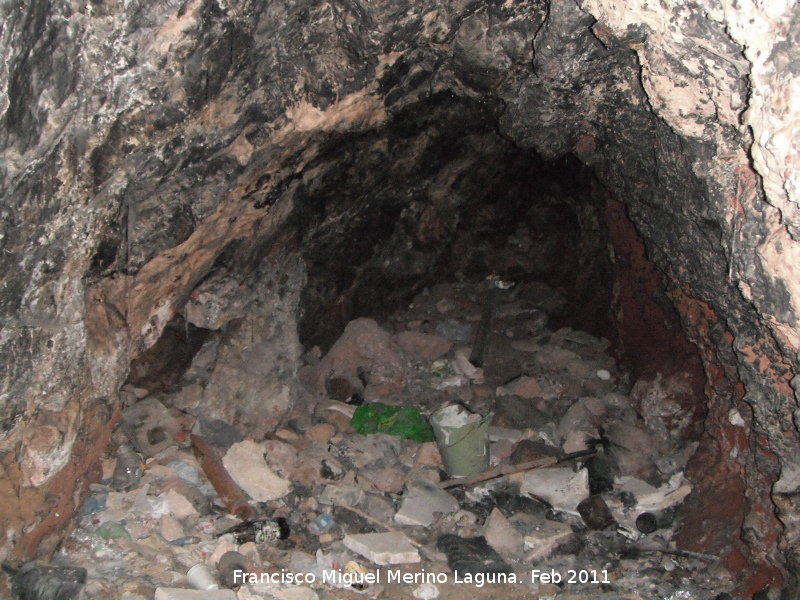 Cueva Baja del Cerro de los Lirios - Cueva Baja del Cerro de los Lirios. Interior
