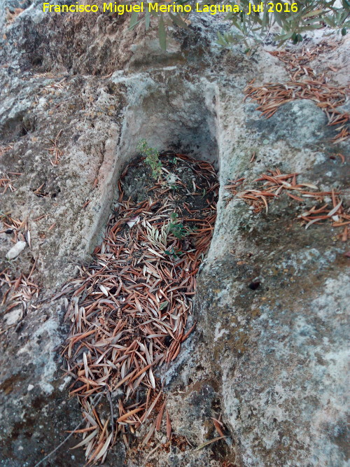 Necrpolis visigoda del Cerro Salido - Necrpolis visigoda del Cerro Salido. Tumba cercana a la Cueva Alta de la Sepultura