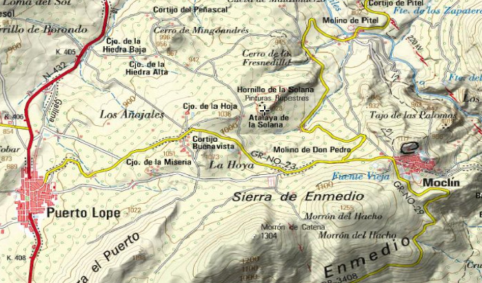 Torren de la Solana - Torren de la Solana. Mapa