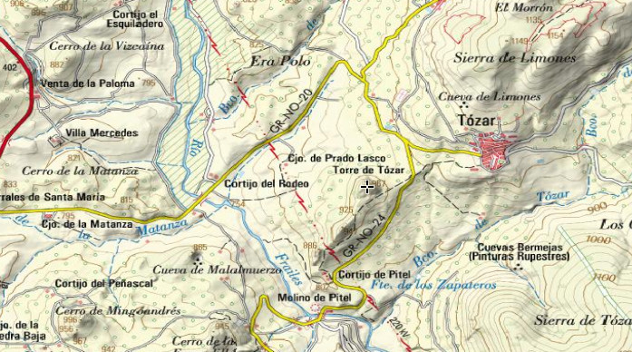 Torren de la Porqueriza - Torren de la Porqueriza. Mapa