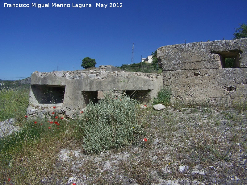 Trincheras de la Guerra Civil - Trincheras de la Guerra Civil. Nido de ametralladoras