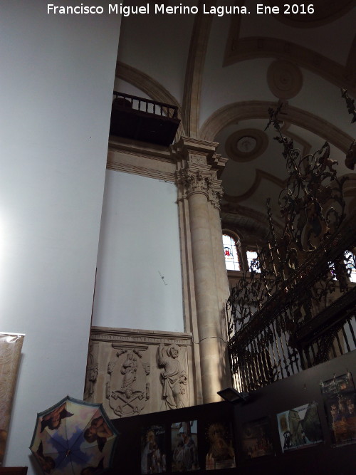 Catedral de Baeza. Interior - Catedral de Baeza. Interior. Balcn interior