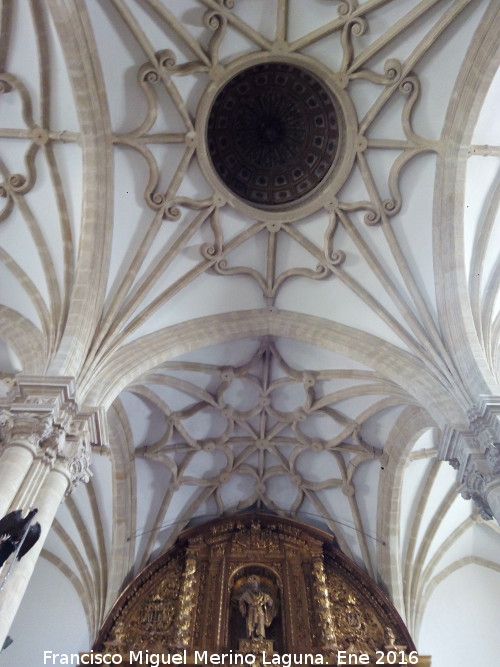 Catedral de Baeza. Interior - Catedral de Baeza. Interior. Bvedas de crucera