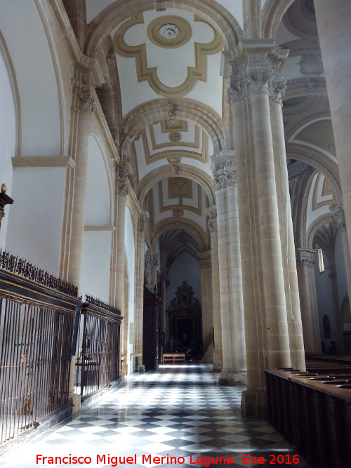 Catedral de Baeza. Interior - Catedral de Baeza. Interior. Nave del Evangelio