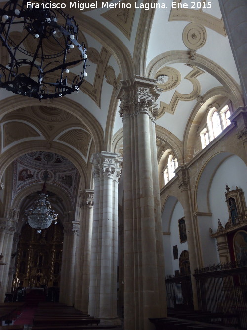 Catedral de Baeza. Interior - Catedral de Baeza. Interior. Columnas