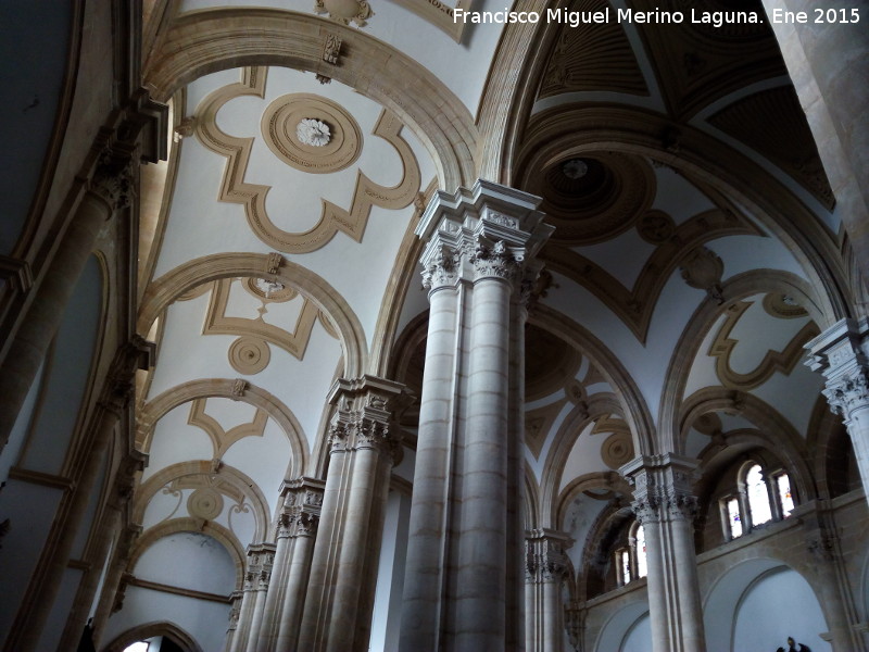 Catedral de Baeza. Interior - Catedral de Baeza. Interior. Bvedas del la nave de la Epstola