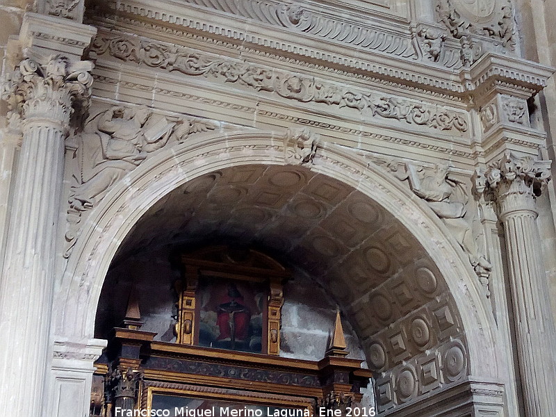 Catedral de Baeza. Capilla de Santiago - Catedral de Baeza. Capilla de Santiago. Arco