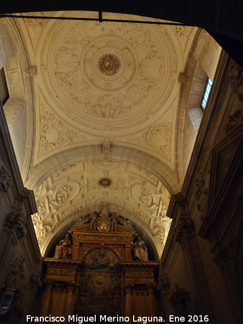 Catedral de Baeza. Capilla Dorada - Catedral de Baeza. Capilla Dorada. Bveda y cpula