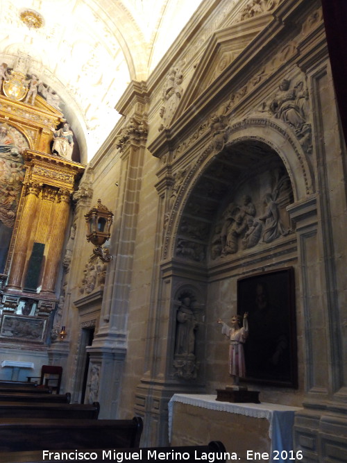 Catedral de Baeza. Capilla Dorada - Catedral de Baeza. Capilla Dorada. Capillas de la epstola