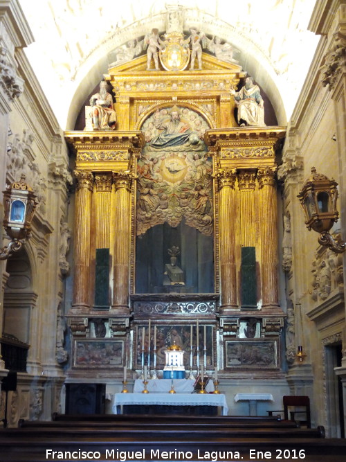 Catedral de Baeza. Capilla Dorada - Catedral de Baeza. Capilla Dorada. Retablo