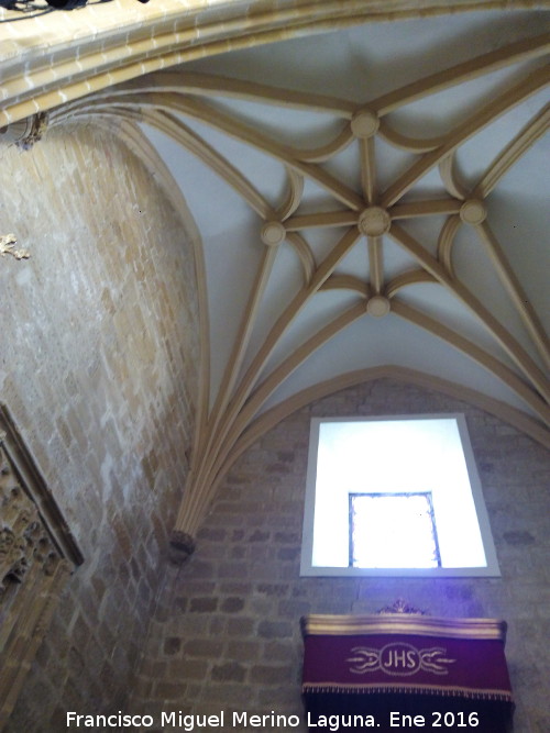 Catedral de Baeza. Capilla de los Viedma - Catedral de Baeza. Capilla de los Viedma. Bveda nervada